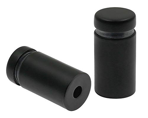 Luomorgo Stainless Steel Standoff Screws, 5/8" x 1.18", Black, 12 Pcs - color: Black, 12 Pcs, size: 5/8" x 1.18" / 16mm x 30mm