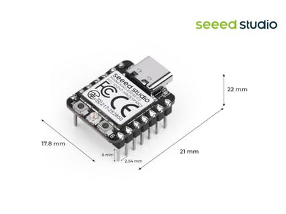 Seeed Studio XIAO ESP32-C5 Pre-Soldered Board, 2.4/5GHz Dual-Band Wi-Fi 6 - color: ESP32C5, size: Pre-Soldered