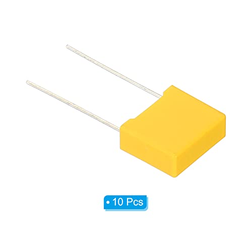 PATIKIL Safety Capacitors, 10 Pack 0.022uF AC 310V 10mm Pin Pitch 13x11x5mm Polypropylene Film Capacitor Assortment Kit for DIY Electronic Products - style: 0.022 uF