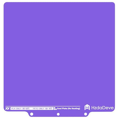 Cool Plate for AD5X/5M/5M Pro Cold Low Temperature Build Plate - color: Purple, size: AD5X/5M/5M Pro