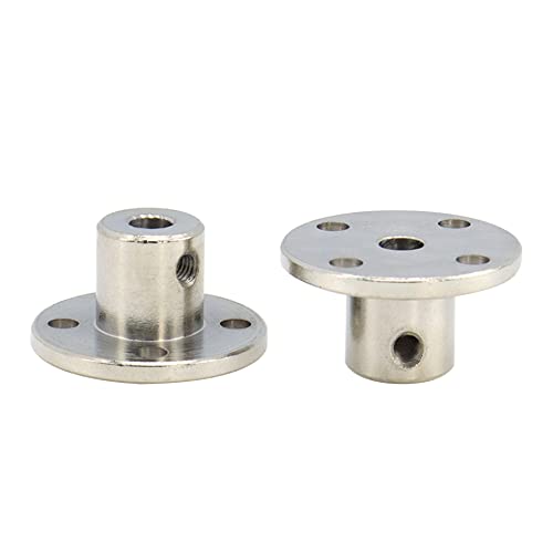 4Pcs 4mm Rigid Flange Shaft Coupling Motor Guide Shaft Coupler Connector - color: 4mm