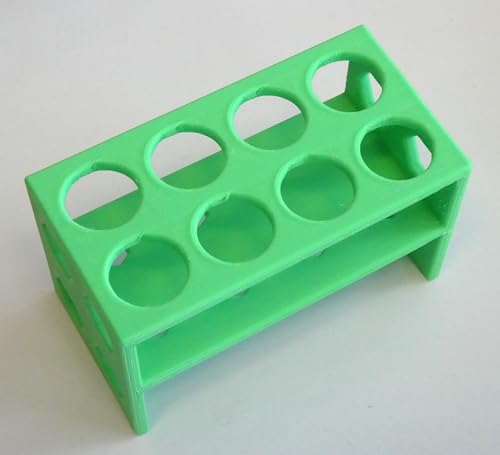 Syringe Rack, Plastic Stand, Syringe Holder, Organizer (10ml 2x4 D18mm) - size: 10ml 2x4 D18mm