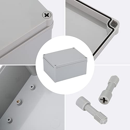 Inkbirdplus Plastic Junction Box, IP67 Dustproof&Waterproof DIY Box, Durable Electrical Project Enclosure, 8 x 6 x 4 inch