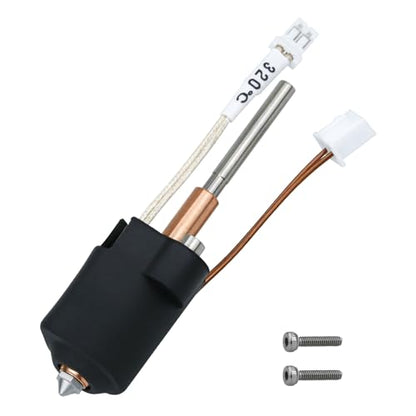 3D Printer Hotend k1 K1c Ceramic Hotend Kit Unicorn Quick Swap Nozzle for K1 Max K1C 3D Printer,xirbbo Upgrade All Metal Integrated Extruder Hot End Replacement - style: k1 K1c Ceramic Hotend Kit