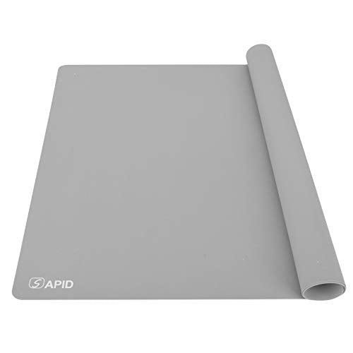 Sapid Large Silicone Sheet for Crafts Silicone Mat for Resin Art Painting - color: Gray, size: 27.9"L x 20"W