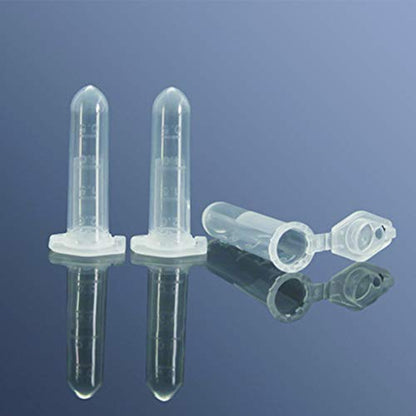 2ml Plastic Vial Tube Sample Storage Container for Fragrance, Beads, Liquid, Pack of 100