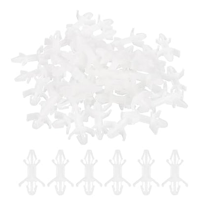 PATIKIL 60PCS PCB Board Isolation Column, Nylon Reverse Locking Circuit Board Clips Standoff Double Head Insulation Bracket Support Height 9.9mm /0.39" - size: 9.9mm /0.39"