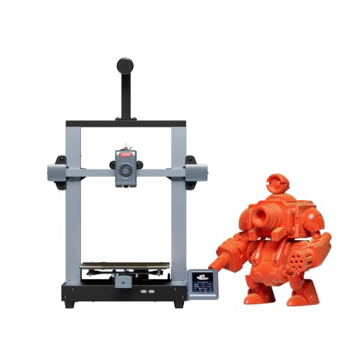 LONGER LK10 3D Printer, Auto Bed Leveling, 500mm/s High-Speed Printing, 300°C Direct Drive Extruder, CoreXY All-Metal Frame, 225x225x265mm Build Volume, Equipped with 4.3-Inch Touchscreen - size: 8.86x8.86x10.43 Inch