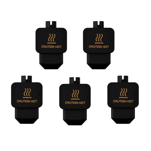 5PCS Silicone Socks for H2D, H2S, 3D Printer High Temperature Resistance Hotend Nozzle Silicone Socks Cover for Bambu Lab H2D/H2S - style: H2D