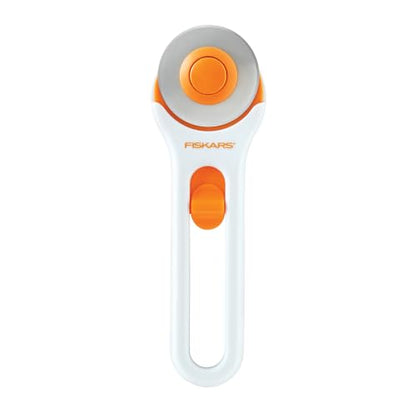 Fiskars 45mm Stick Rotary Paper Edger, Paper & Cardstock Cutting Tool - color: Paper Edger White