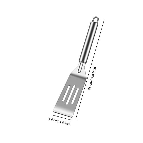 Mini Serving Spatula with Comfortable Handle, 9.8 Inch Stainless Steel Mini Brownie Serving Spatula for Fried Eggs, Cakes, Frying Pan Cookie, Serving Desserts (2 Pack)