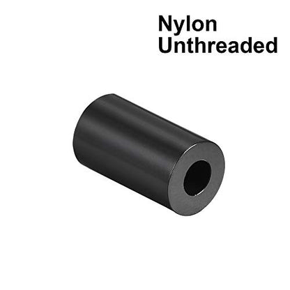 uxcell Nylon Round Spacer Washer 3.2mm ID 7mm OD 10mm Height for M3 Screws Black 100Pcs - size: 3.2mmx7mmx10mm