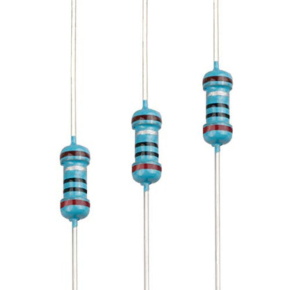 100pcs 2 ohm Resistor 1/4w (0.25 Watt) ±1% Tolerance Metal Film Fixed Resistor, Multiple Values of Resistance Optional - size: [E6P001] 2 ohm