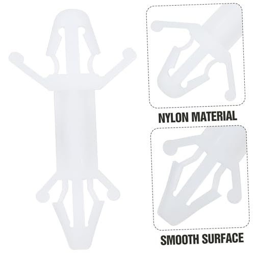 PCB Circuit Board Mount Supports Nylon White 100pcs 13