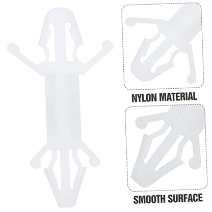 PCB Circuit Board Mount Supports Nylon White 100pcs 13