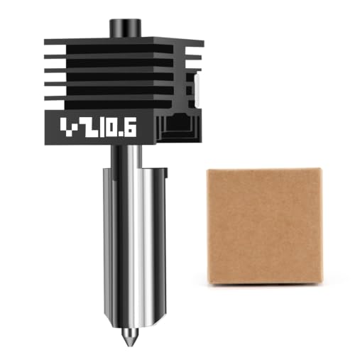 Bamboo Lab H2D,H2S,X2D,P2S Hotend Kit, Hardened Steel 0.6mm Nozzle - size: H2 hotend 0.6mm hardened