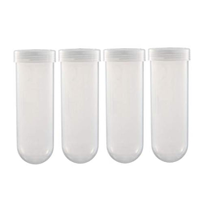 uxcell 10 Pcs 100ml Plastic Graduated Centrifuge Tubes with Screw-on Cap