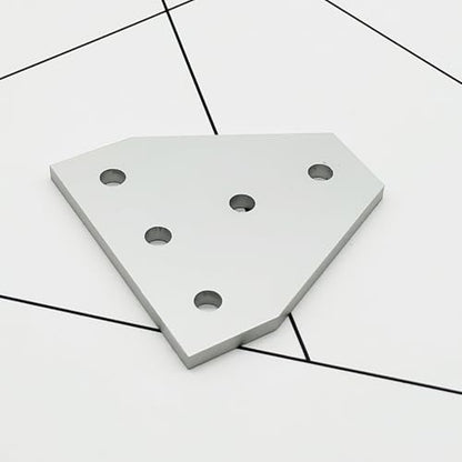 8Sets 1010 2525 Aluminum Extrusion Profile Hardware Corner Brackets - style: 8 sets T shape bracket with m5