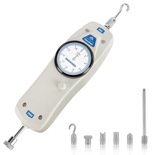 BAOSHISHAN 20lb Push Pull Force Gauge with Calibration Certificate - size: 20LB