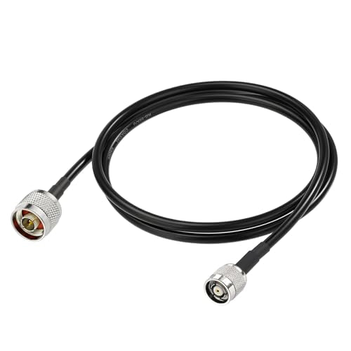 Eightwood N Male to RP-TNC Male Antenna Adapter RG58 Cable 3 Feet - size: 3 feet