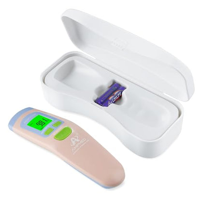 Medical Grade Non-Contact Forehead Thermometer, Pink - color: Pink
