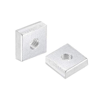uxcell Square Nuts M5x11mmx4mm Zinc-Plated Metric Coarse Thread Assortment - size: M5x11mmx4mm