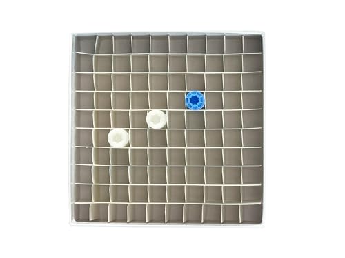 Cardboard Cryogenic Vials Storage Box Cryobox Freezer Box and Dividers 2ml 100well Pack of 5 - size: 2ML-100 Wells
