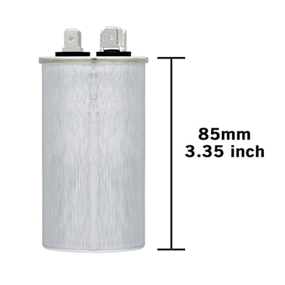 VEXUNGA 35uF 35 MFD 370VAC 440VAC 450VAC 50/60Hz CBB65 CBB65B Run Start Capacitor for AC Unit Fan Motor Start or Pool Pump or Air Condenser Straight Cool - style: [V02] 35uF Round