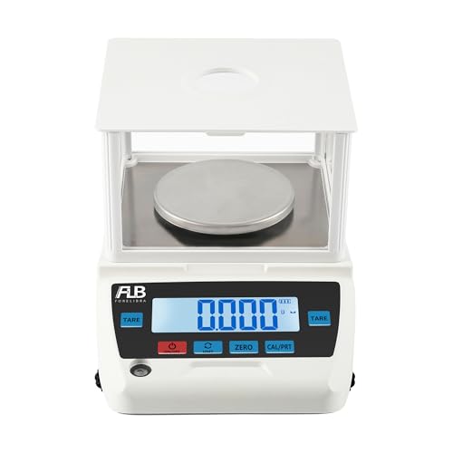 FLB Lab Analytical Balance 200g0.001g Digital Scale with Plastic Windshield - size: 200g0.001g