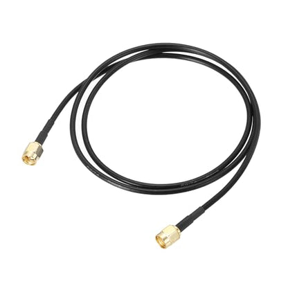 uxcell SMA Male to SMA Male Coaxial Cable 50 Ohm 2.6 Feet RG174 - size: 2.6 Feet
