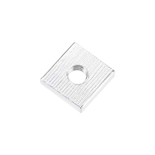 uxcell Square Nuts M3x7mmx2mm Zinc-Plated Metric Coarse Thread Assortment - size: M3x7mmx2mm