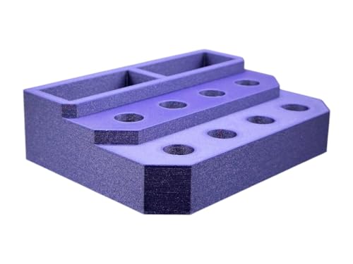 Slide Stand-14mm Eight Spaces with Segmented Storage (Galactic Purple) - color: Galactic Purple