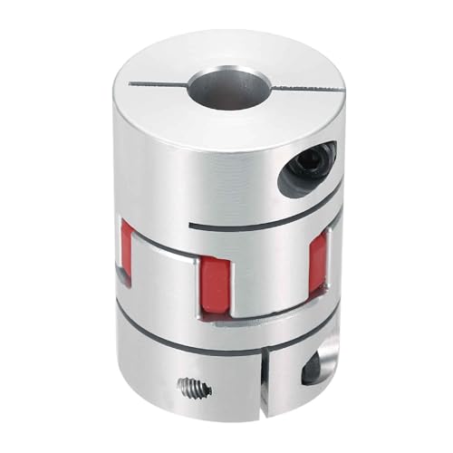 MECCANIXITY Aluminum Shaft Coupling 12mm to 12mm Flexible Spider Coupling L50mm x D35mm Coupler Jaw Spider Shaft Joint Connector for 3D Printers DIY Encoder CNC Router Milling Machine - size: D35mm Fit 12mm to 12mm
