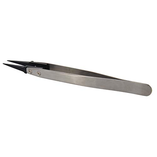 Utoolmart ESD-259A Precision Anti-Static Tweezers - color: 1pcs, size: ESD-259A