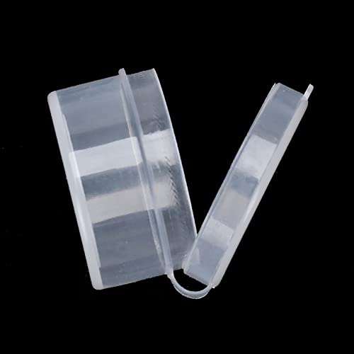 50 Pack 5ml Clear Cosmetic Jars with Snap Lids - color: Zfyoung 50 pcs plastic cosmetic jar