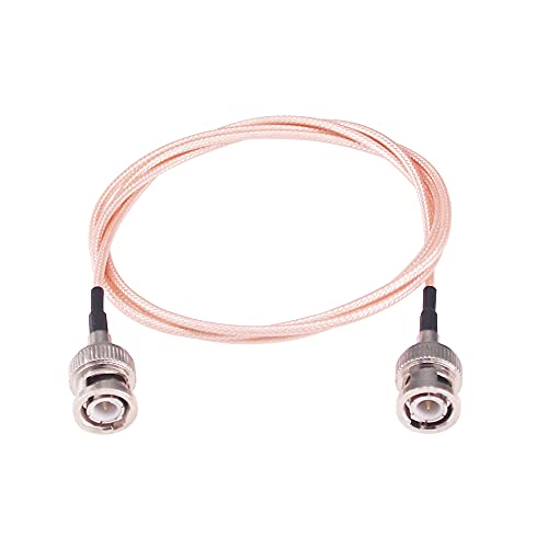1pc BNC Male to BNC Male Extension Coax Cable RG316 3feet 1m RF Coaxial Antenna Jumper(F78-1)
