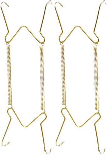 Hillman 122048 Plate Hangers 5-1/2"-8" with Tip Protectors, 1 (Pack of 2) - size: 1 Count (Pack of 2)