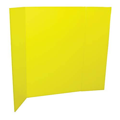 Light Weight Water Proof Corrugated Plastic Display Sign Board for Presentations, School, Office Professional Quality (Yellow, 6 Pack) - color: Yellow, size: 6 Pack