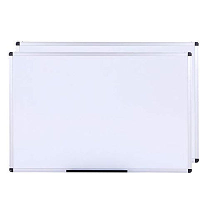 VIZ-PRO Magnetic Dry Erase White Board for Wall, 72 x 48 Inches, 2 Pack - size: 2 Pack 72 X 48 Inches