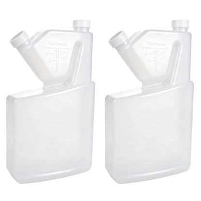 2Pcs 32oz Tip Measure Container Tip and Pour Measuring Cup, Up to 4oz