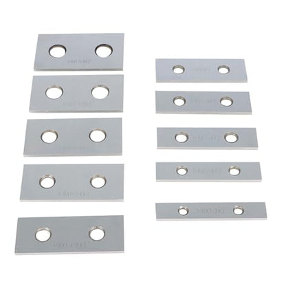 10 Pair 1/8 x 3-Inch Parallel Set Accuracy 0.0002in 1/2 to 1-5/8 Hardened Gage Gauge Tool Set