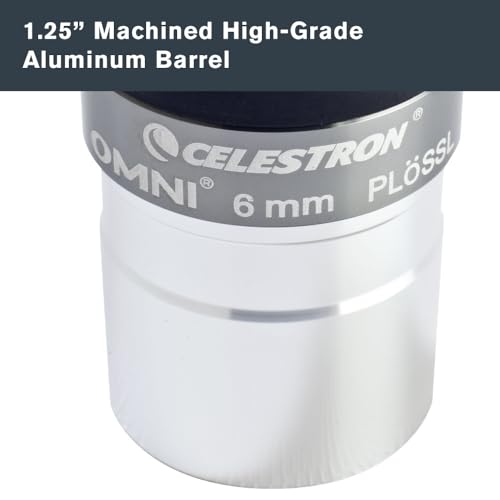 Celestron Omni 6mm Telescope Eyepiece for Detailed Moon & Planet Views