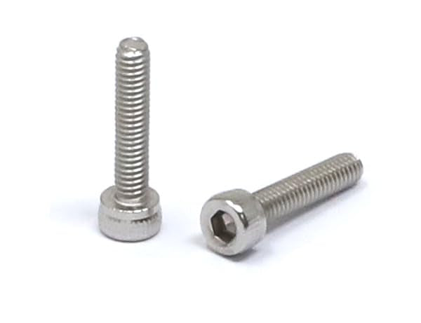 iexcell 100 Pcs M2.5 x 12mm Thread Pitch 0.45 mm Stainless Steel 304 Hex Socket Head Cap Screws Bolts Kit - size: M2.5 x 12mm