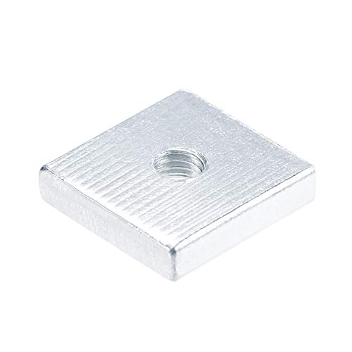 uxcell Square Nuts, M4x13mmx3mm Zinc-Plated Metric Coarse Thread Assortment Kit, 25 Pcs - size: M4x13mmx3mm