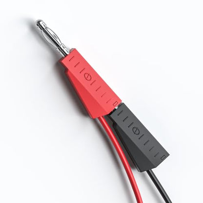 Goupchn Stackable Banana Plug to Breadboard Male Jumper Wires - size: Breadboard Male to Banana Plug