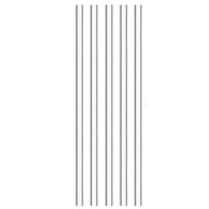 5Pcs 200mm OD=4mm Quartz Glass Tube Thcik=1.0mm L=20cm Made By Vycor Glasses Lab Glassware - size: OD=4mm 5Pcs