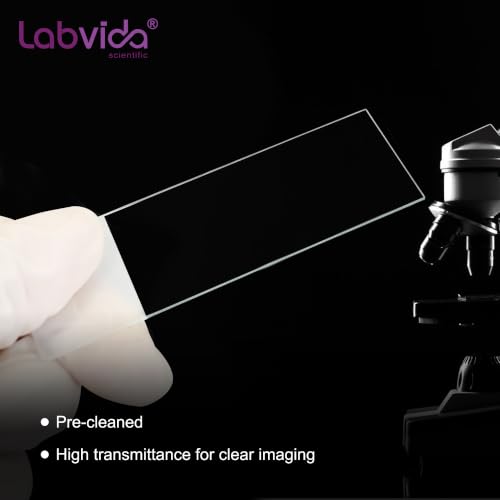 100pcs Frosted Microscope Slides, Dim.75x25x1mm, LVQ006A - color: LVQ006A