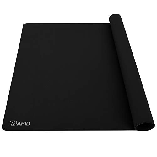 Sapid Large Silicone Sheet for Crafts Silicone Mat for Resin Art Painting - color: Black, size: 27.9"L x 20"W