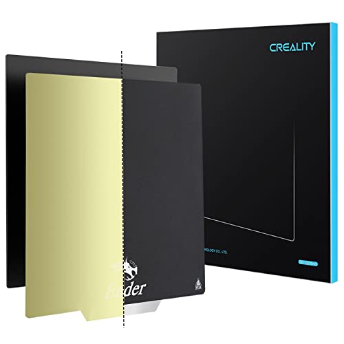 Creality Official Ender 3 Build Plate, 235x235mm Double-Sided Magnetic Bed Plate Smooth+Textured Surface Flexible Removable Printing Platform for Ender 3/3 V2/3 Pro/3 S1/3 S1 Pro/3 V3 SE/K1C/K1 SE - style: Smooth+Textured