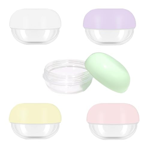 5 Pcs 10ml Small Travel Containers - Convenient Travel Jars for Creams - size: 10ml